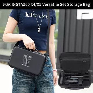 Newwellknownstar กล่องสําหรับ Insta360 X5 X4 กระเป๋ากล้องแบบพกพากระเป๋าเก็บสําหรับ Insta360 X4 Action กล้องอุปกรณ์เสริม CCB