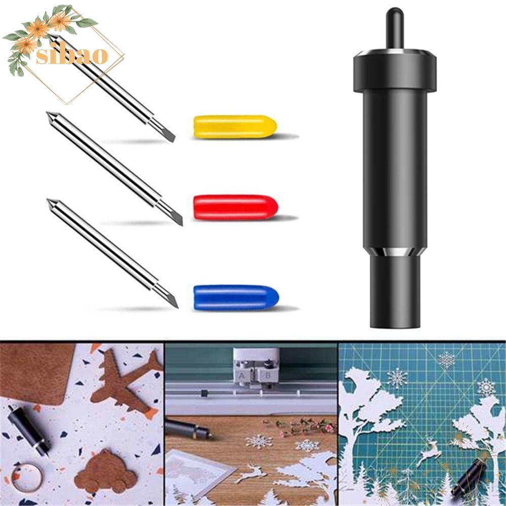 SIBAO ใบมีดตัดลึก, โลหะ 30 45 60 องศาใบมีดพล็อตเตอร์, เปลี่ยนใบมีดเรียบสําหรับ Cricut Explore 3/Air 