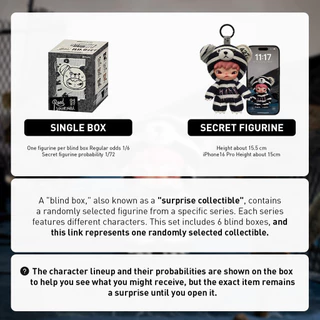 POP MART Hirono Road Journal Series-Plush Doll Pendant Blind Box Action Toys Figure Birthday Gift Kid Toy