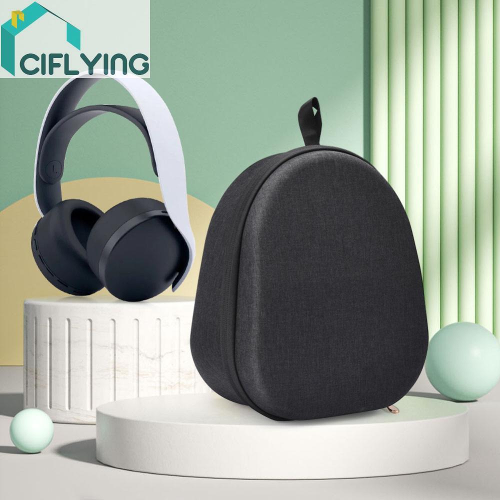 เคสหูฟัง EVA เคส Hardshell สําหรับชุดหูฟังไร้สาย PlayStation Pulse Elite