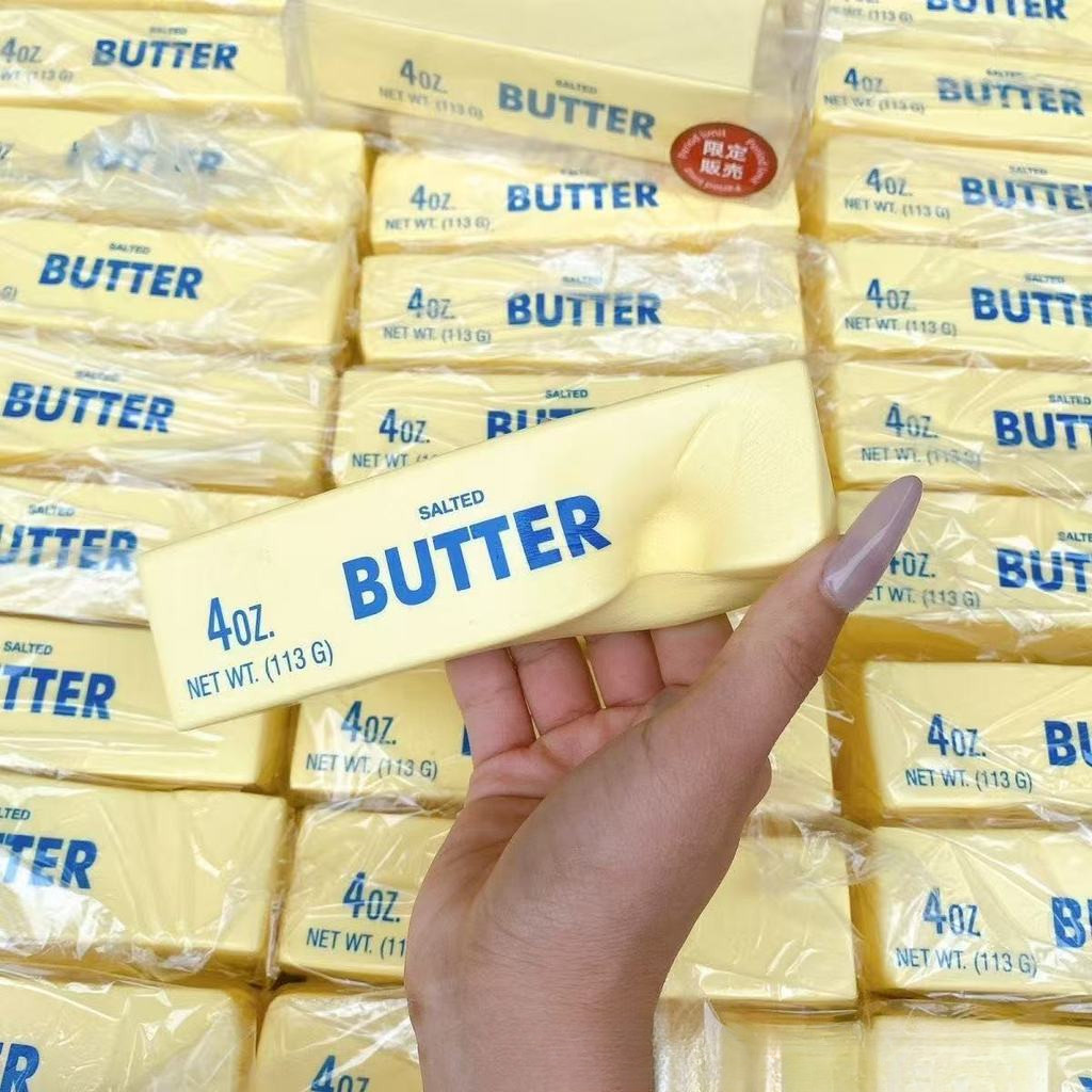 ของเล่นบีบอัด อัดแท้เนย แบบถุง สัมผัสนุ่มลื่นมาก จำลอง คืนตัวช้า