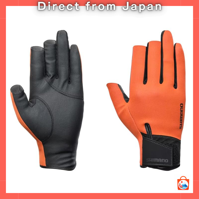 SHIMANO 03 Titanium Alpha 3-Finger Cut Semi-Long Gloves GL-055Y