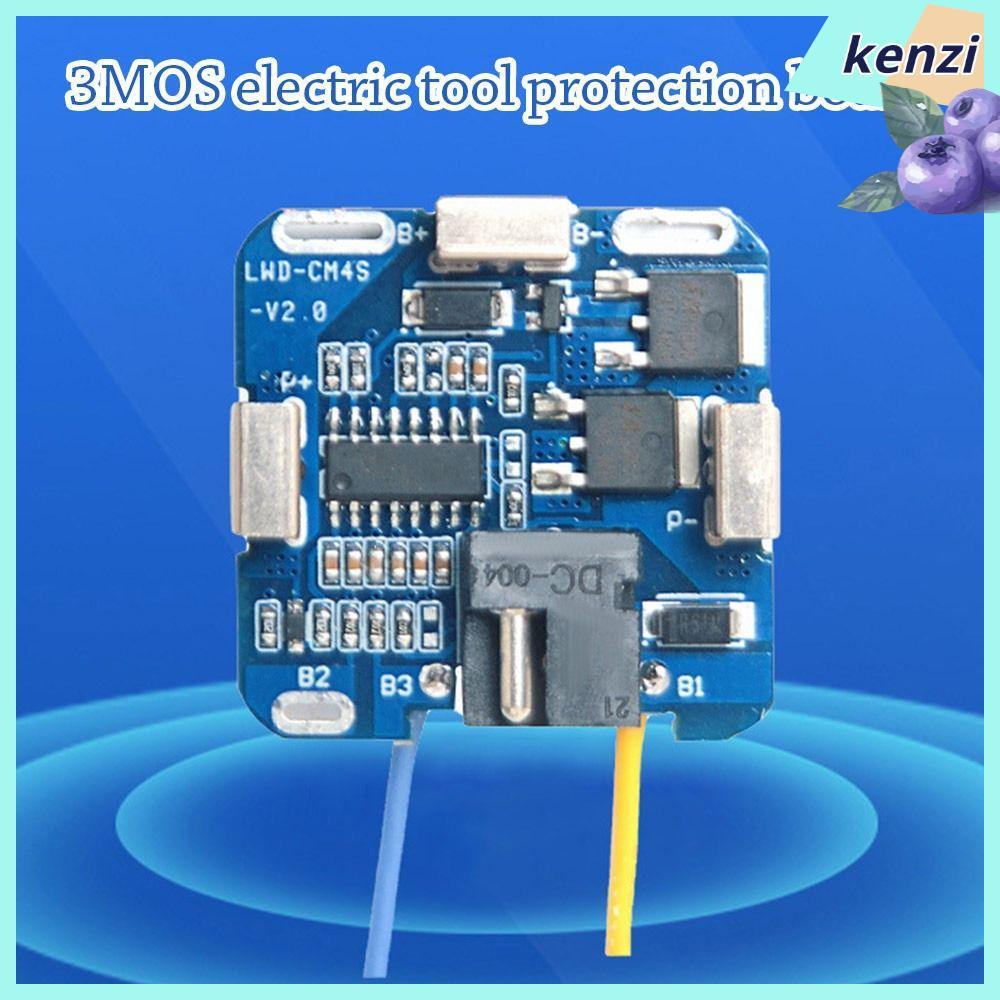 KENZI บอร์ดป้องกันสว่านชาร์จ, บอร์ดป้องกันการชาร์จแบตเตอรี่ 4S 16.8V, แผงวงจรป้องกัน MOS PCB สว่านชาร์จ