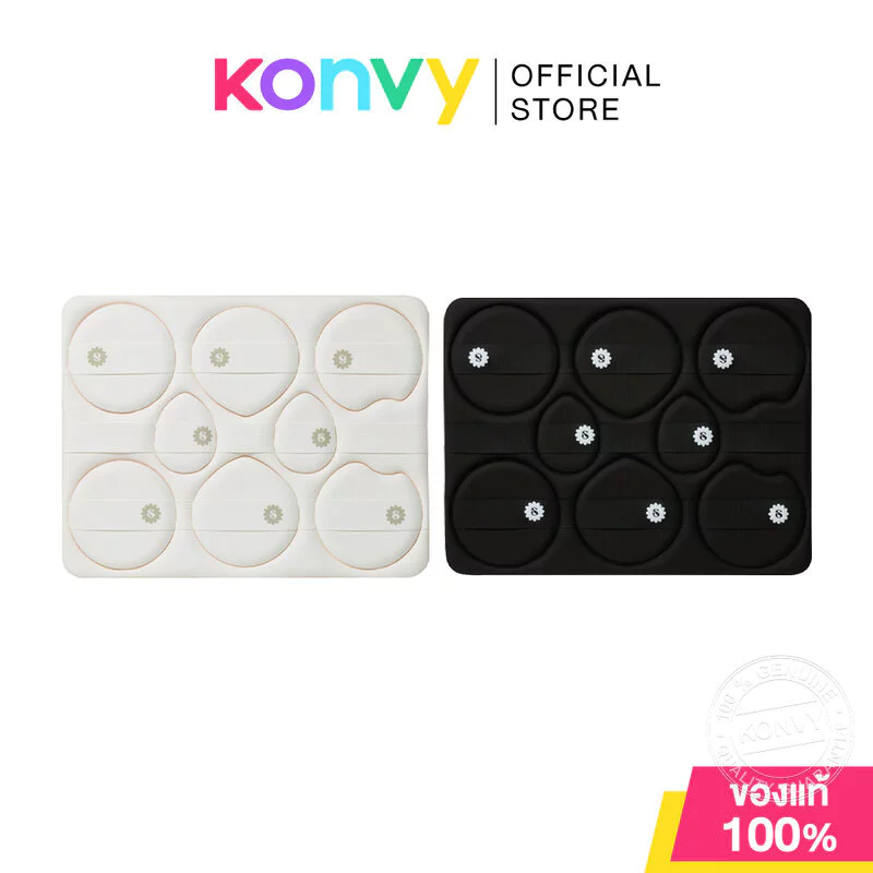 SUPERMOM Essential Puff Kit ซุปเปอร์มัม เซทพัฟ 8 ชิ้น แบบแกะใช้ 8pcs (134/135)