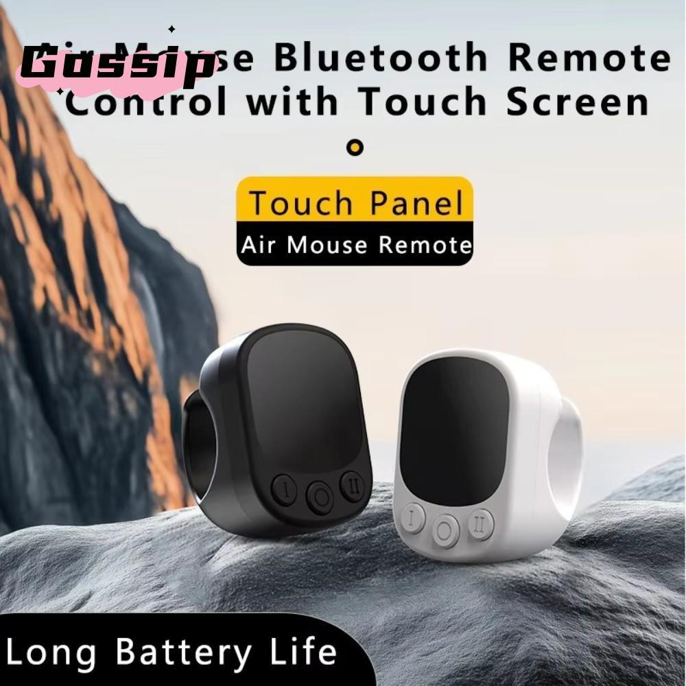 GOSSIP Touchscreen Controller, Music Playback Control Auto Screen Clicker Bluetooth Ring Remote, Pag