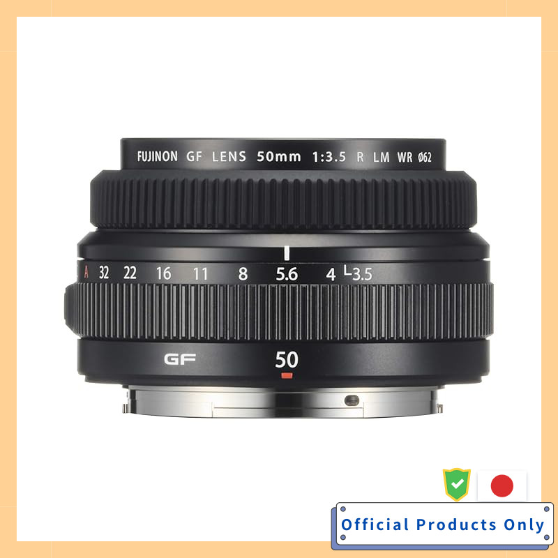 FUJIFILM G Mount Lens Fujinon GF50MMF3.5 R LM WR Standard Prime 50mm F3.5 Weather Resistant Dustproo
