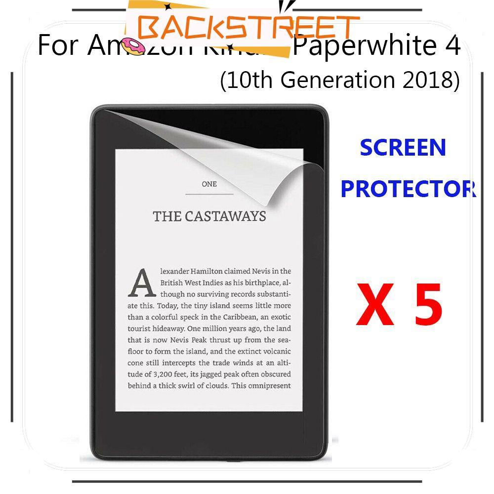 BACKSTAGE 5pcs Guard 6" e-Reader Matte สําหรับ Kindle Paperwhite 4 2018
