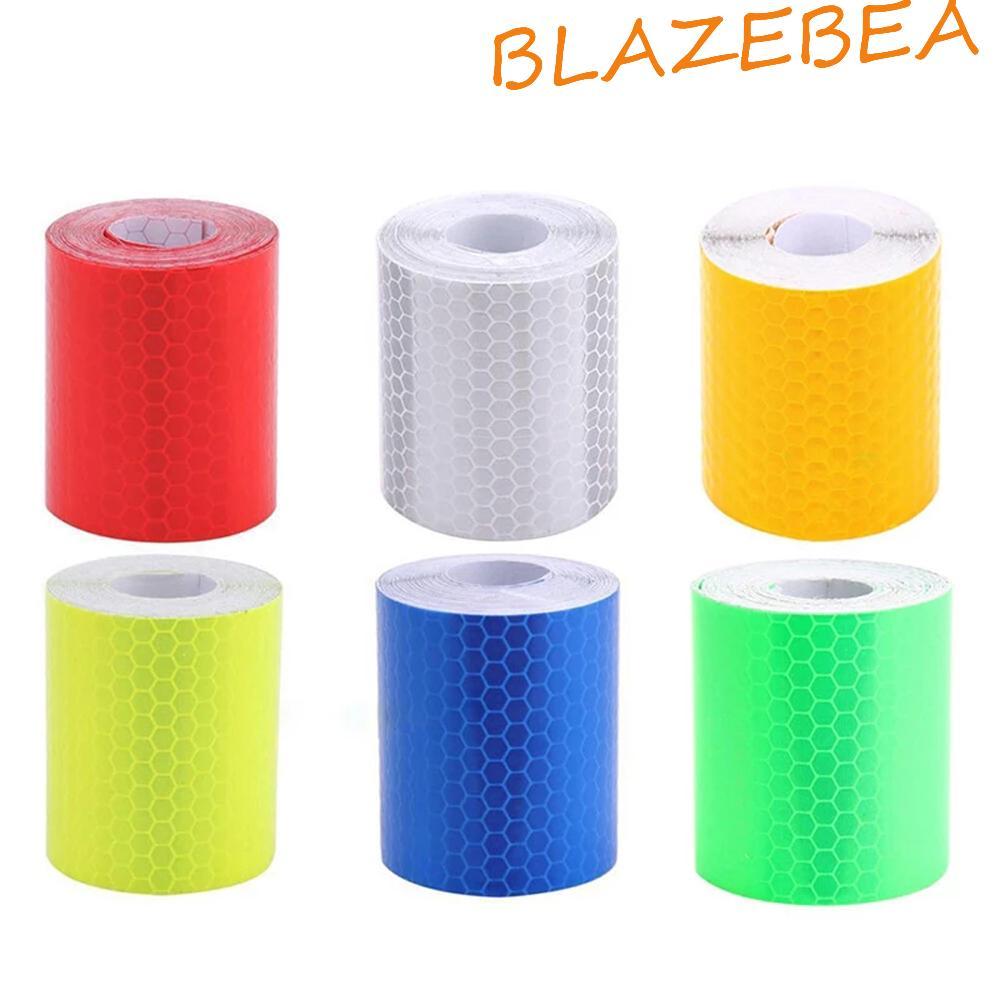 BLAZEBEA เทปเตือนความปลอดภัย Auto Auto Auto Auto Auto Auto Auto Car Decal 5*100 ซม.5*300 ซม.กาว