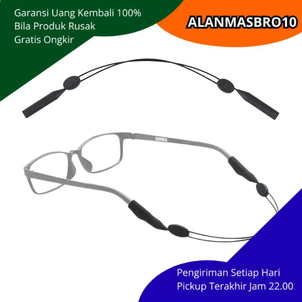 ซิลิโคนและไนลอนปรับ Anti-Removable กีฬาแว่นตาสายคล้องคอสําหรับวิ่ง เดินป่า และจักรยาน Universal Conn