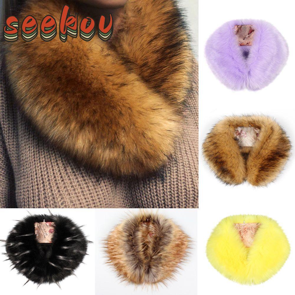 SEKOV Winter Warm Shawl Neckerchief Coat collar