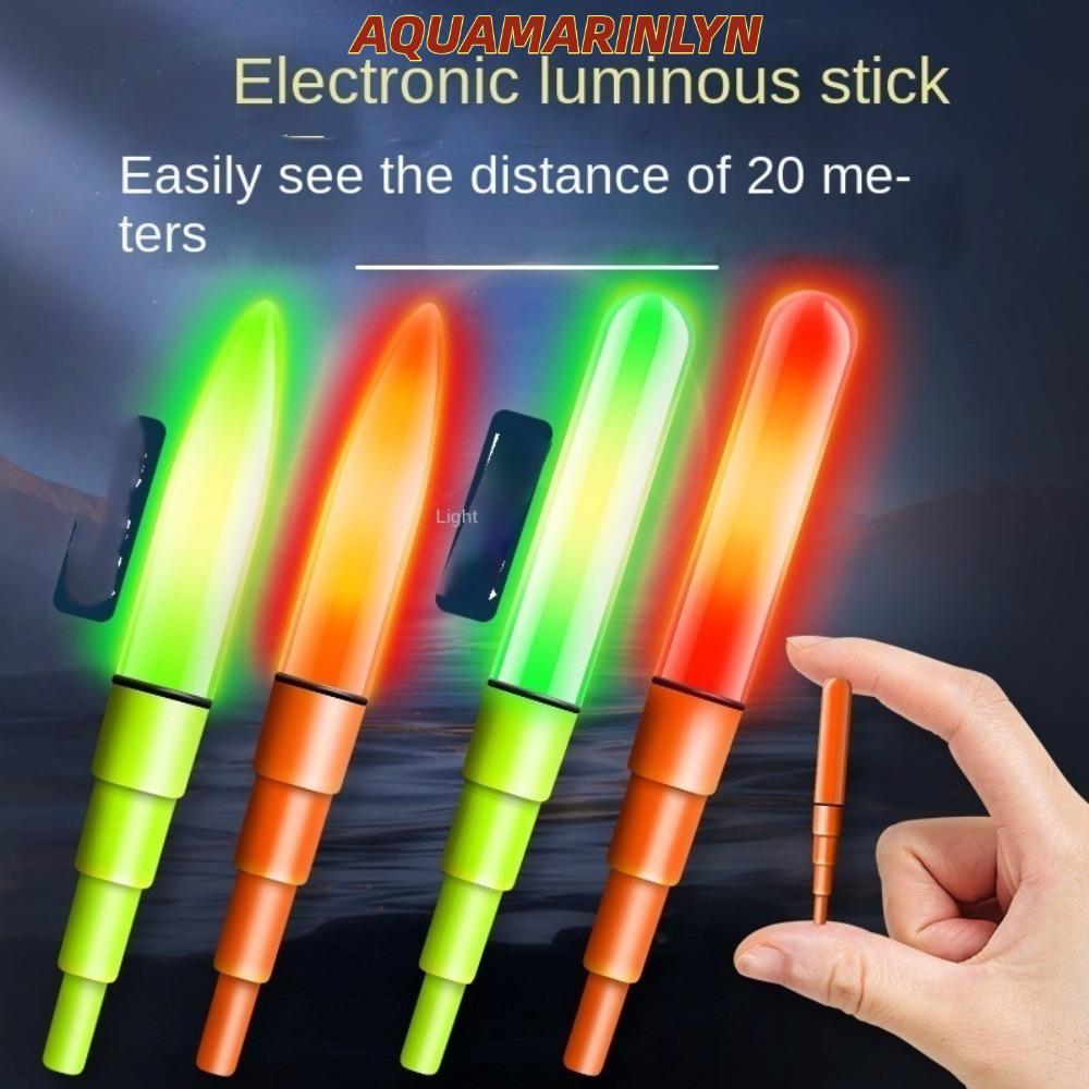 AQUAMARINLYN โคมไฟลอยสำหรับตกปลา LED สว่างมาก พร้อมถ่าน CR425