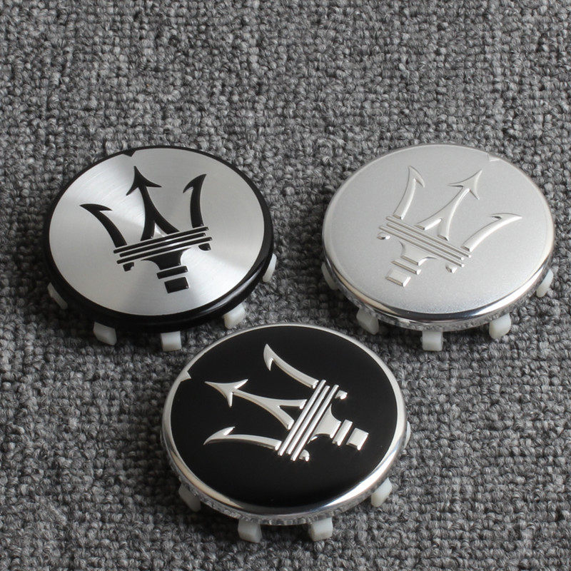 เหมาะสําหรับ Maserati Hub Cap levante Gibli President levante Hub Center Cap โลโก้รถ