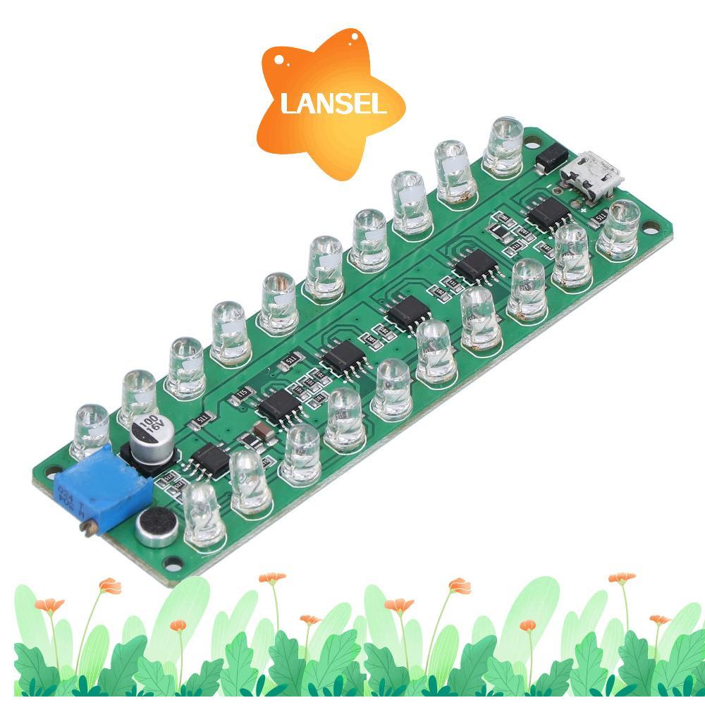 LANSEL VU Meter, ไฟ LED จอแสดงผล LED VU Meter, LED ระบุการเชื่อมต่อย้อนกลับป้องกันควบคุมเสียงบาร์การ