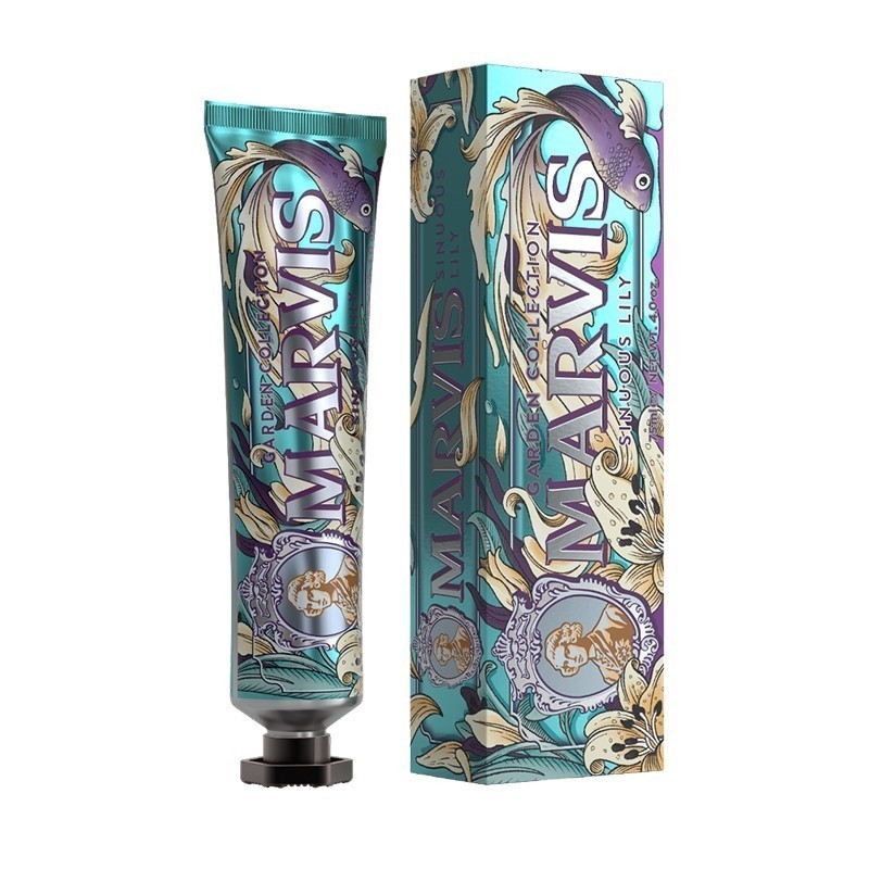 Marvis Mint Toothpaste mavis whitening Sinuous Lily 75ml ซีรีส์สวน รุ่นจำกัด ยาสีฟันมาร์วิส ซีรีส์สว