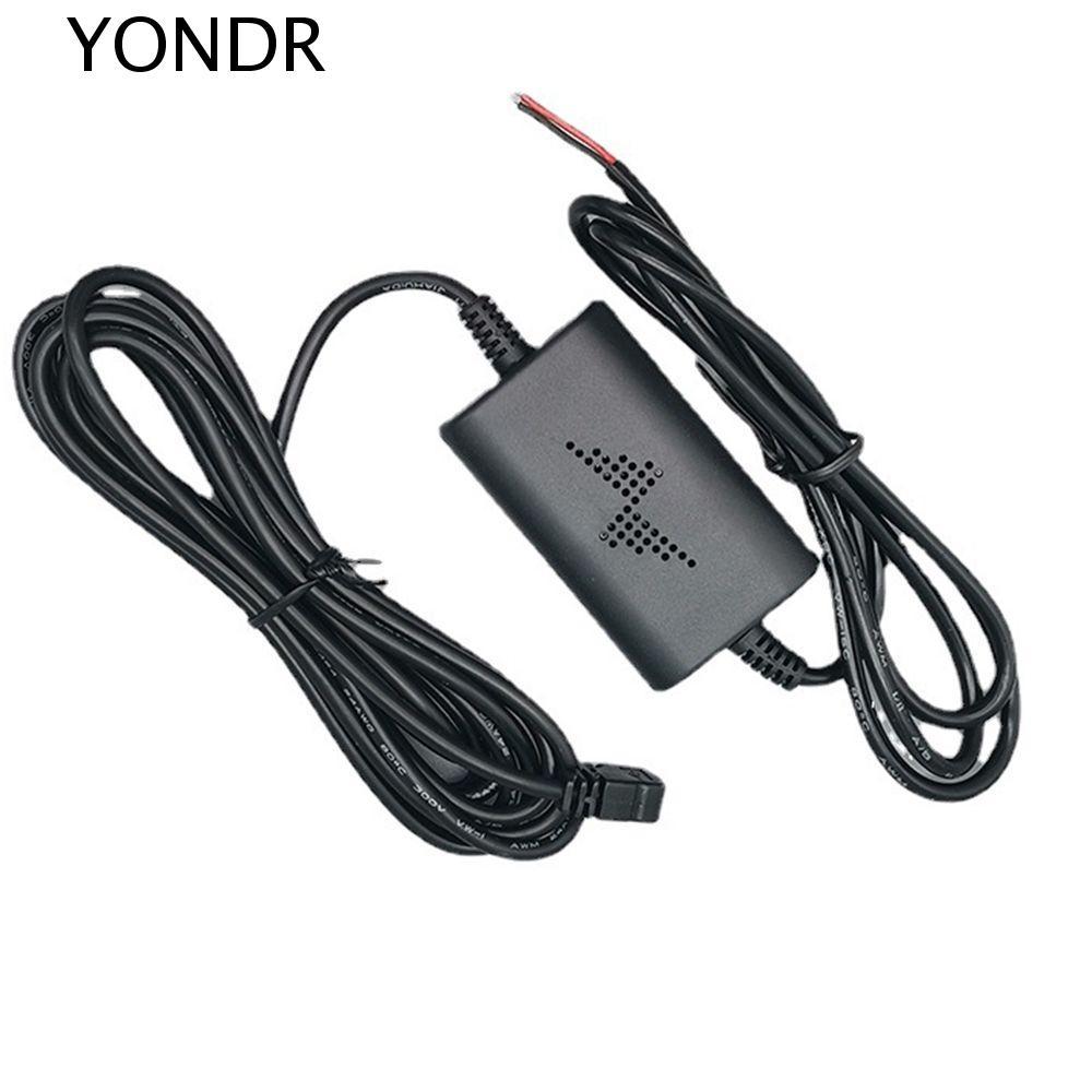 YONDR Dash Cam Hardwire Kit 3.2 M สายไฟ USB Charger Line Auto Parts อุปกรณ์เสริมรถกล้อง Charger DVR Hardwire ชุดสายเคเบิล