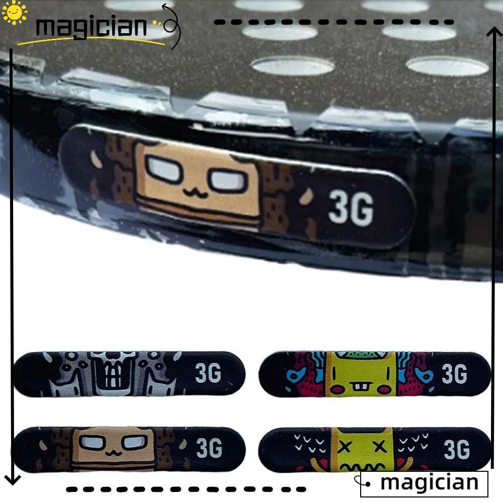 MAGICIAN 6PCS สติกเกอร์และเทปถ่วงน้ำหนักสำหรับไม้แรケット คุณภาพสูง ปรับสมดุลได้ง่าย ใช้กับพิกลีบอลล์และแบดมินตัน