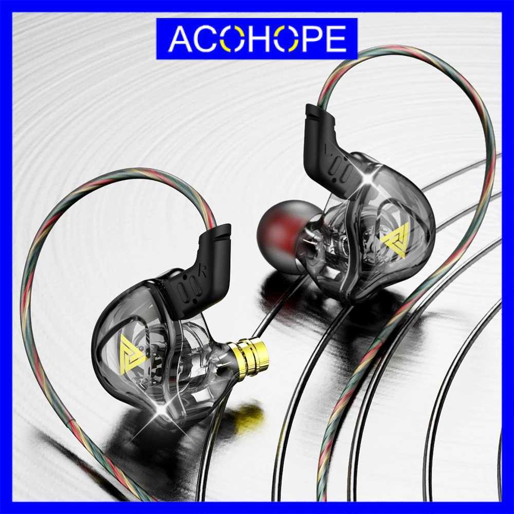 Afope หูฟังแบบมีสาย IEM In Ear Monitor Dynamic HiFi Gaming Music Bass - QKZ-AK6-DMX