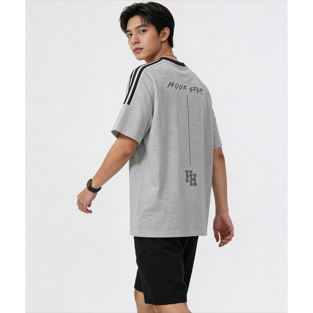 【My-T】🚀เสื้อผู้ชายoversize เสื้อแฟชั่น เกาหลี สตรีท ใส่สบาย โคตรนุ่ม ผ้าคอตตอน100% ลาย "HOOF SPDR"【C