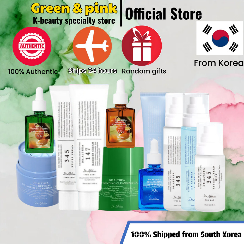 [Dr.Althea] 345 Relief Cream 50ml / 147 HA Cream 50ml / คลีนซิ่งบาล์ม 50ml / Vitamin C Boosting Serum 30ml / Vitamin C Gentle Serum 30ml/Moisturizing คลีนซิ่งรูขุมขน และ exfooli
