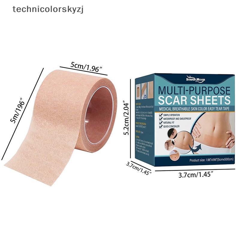 TECH 1 ม้วนสีผิวโทนคอนซีลเลอร์ Tattoo Stiers Cover Up Tattoo Burn Scar Birthmark ที่มองไม่เห็น Patch