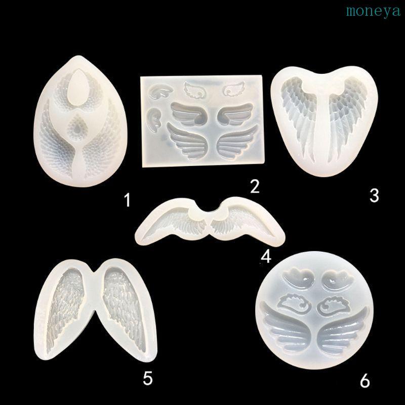 Mya Angel Evil Wings จี้เรซิ่น กับเครื่องมือทำจากซิลิโคนสำหรับทำเครื่องประดับ