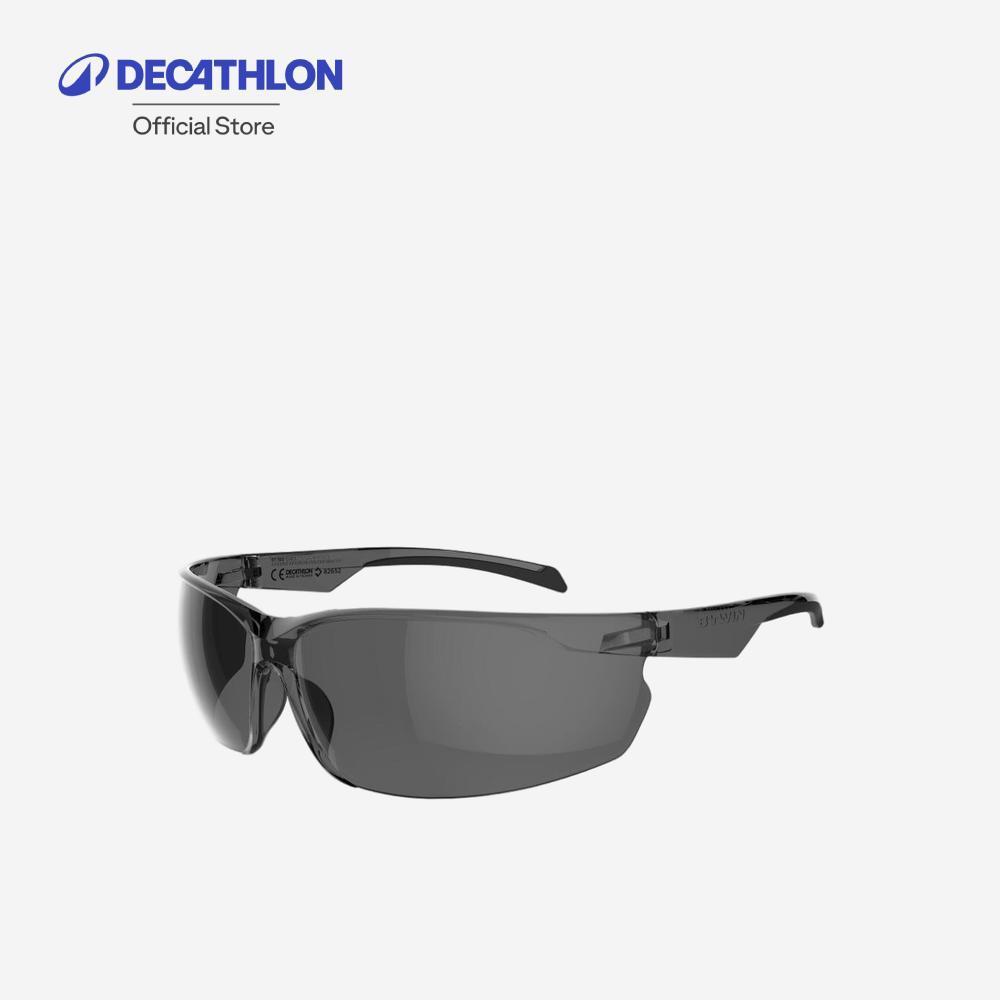 Decathlon Adult Mtb Sunglasses Category 3 แว่นกันแดดผู้ใหญ่ใส่ปั่นจักรยานเสือภูเขา รุ่น St 100 ประเภท 3 – Grey
