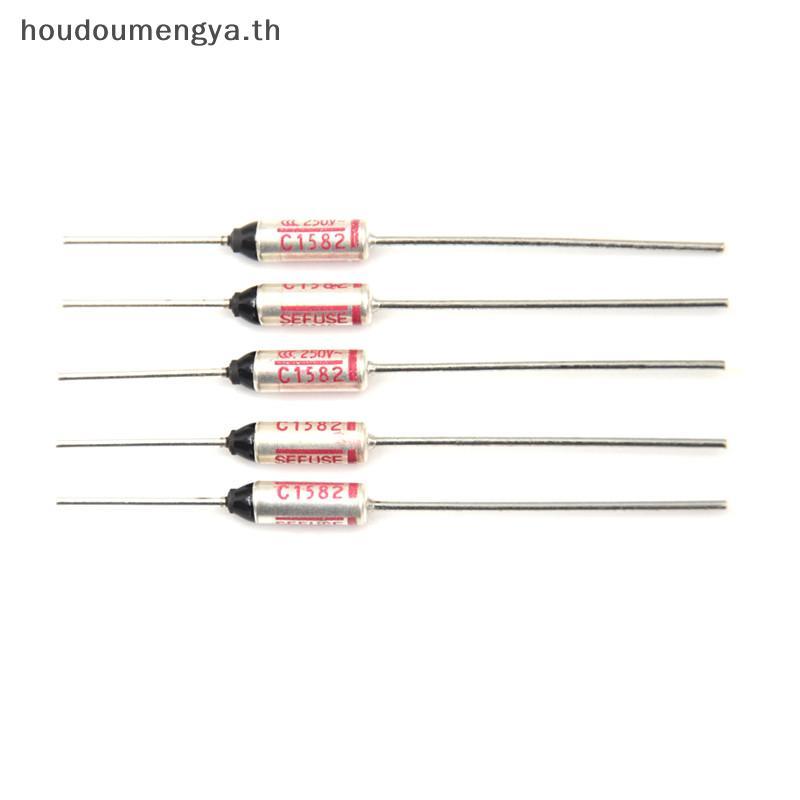 HOUDO 5 ชิ้น SF214E Sefuse Cutoffs NEC ฟิวส์ความร้อน 216°C 216 องศาเซลเซียส 10A 250V ,