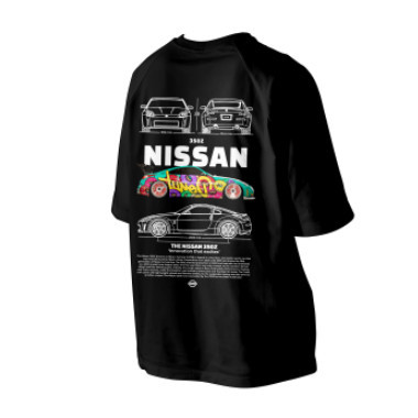 【เสื้อยืด】 เสื้อยืดคอลเล็กชัน 350Z Nissan แบบคอวี ทำจากเนื้อผ้าไมโครไฟเบอร์ S-5XL