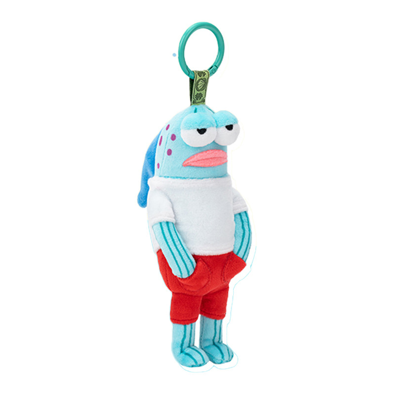 POP MART GONG SpongeBob ซีรีส์ Bikini Bottom กล่องสุ่ม พวงกุญแจขนนุ่ม ปลาแฟนซี ของแต่งกระเป๋า ราคา ถูกที่สุด ดีลบีเคเค แกลเลอรีภาพที่ 7