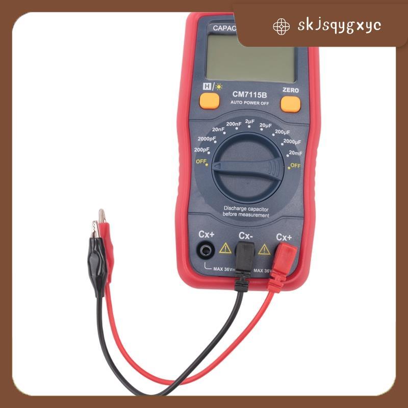 skjsqygxycCM7115B Capacitance Meter มัลติมิเตอร์แบบดิจิตอลจอแสดงผล LCD เครื่องมือ,CM-7115A อัพเกรด