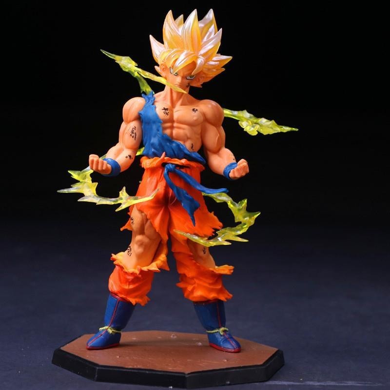 ความทรงจําในวัยเด็กคลาสสิกอะนิเมะ Dragon Ball Saiyan Goku Zoro รูป Action Figure Zoro รูป One Piece