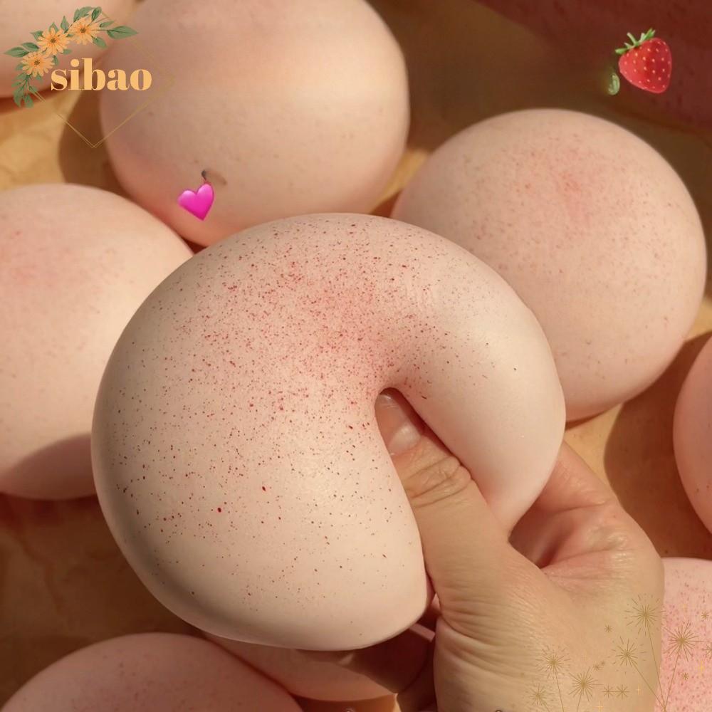 SIBAO ช้า Rising ของเล่น, Bun Shape Moist Feeling Squishy ขนมปังจําลองบีบของเล่น, นุ่มช้า Rebound St
