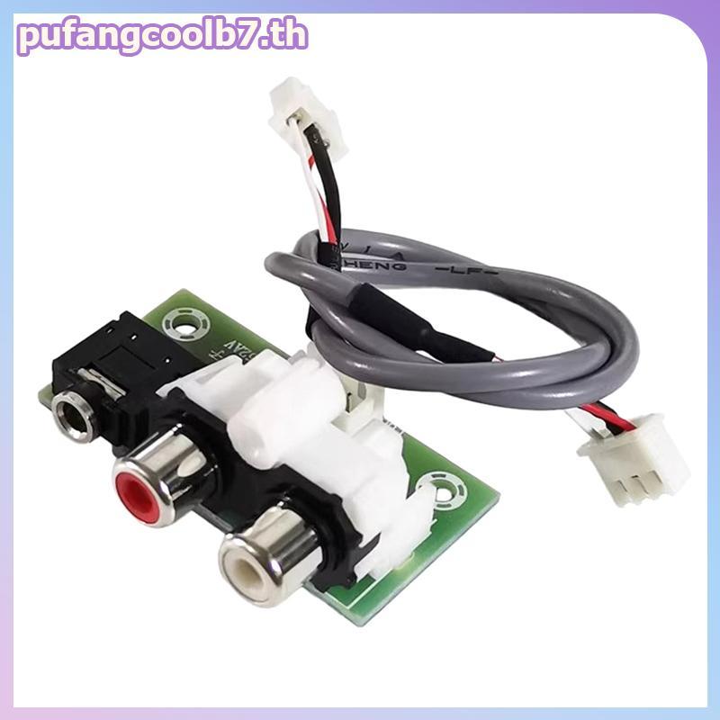 PUCOOL 3.5 มม.เสียงSoet Dual AV Lotus Soetอินพุต XH2.54-3Pอะแดปเตอร์เอาต์พุตบอร์ดขนาดเล็กสําหรับสายสัญญาณเสียงRCA Lotus Soet .