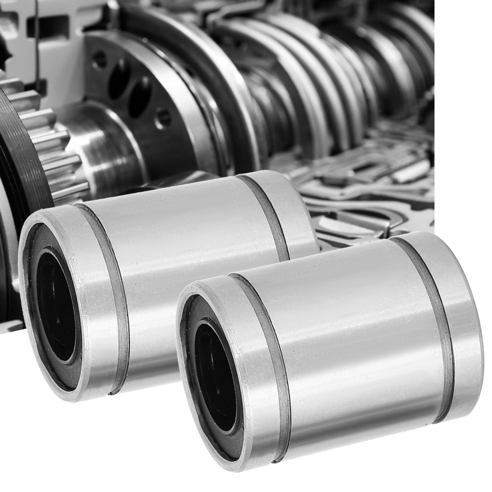 Tutoushop Fafeicy 2 ชิ้น LM16UU Linear Motion Bearings เหล็กแบริ่ง (GCr15) วัสดุ Flange Ball ทรงกลมธ