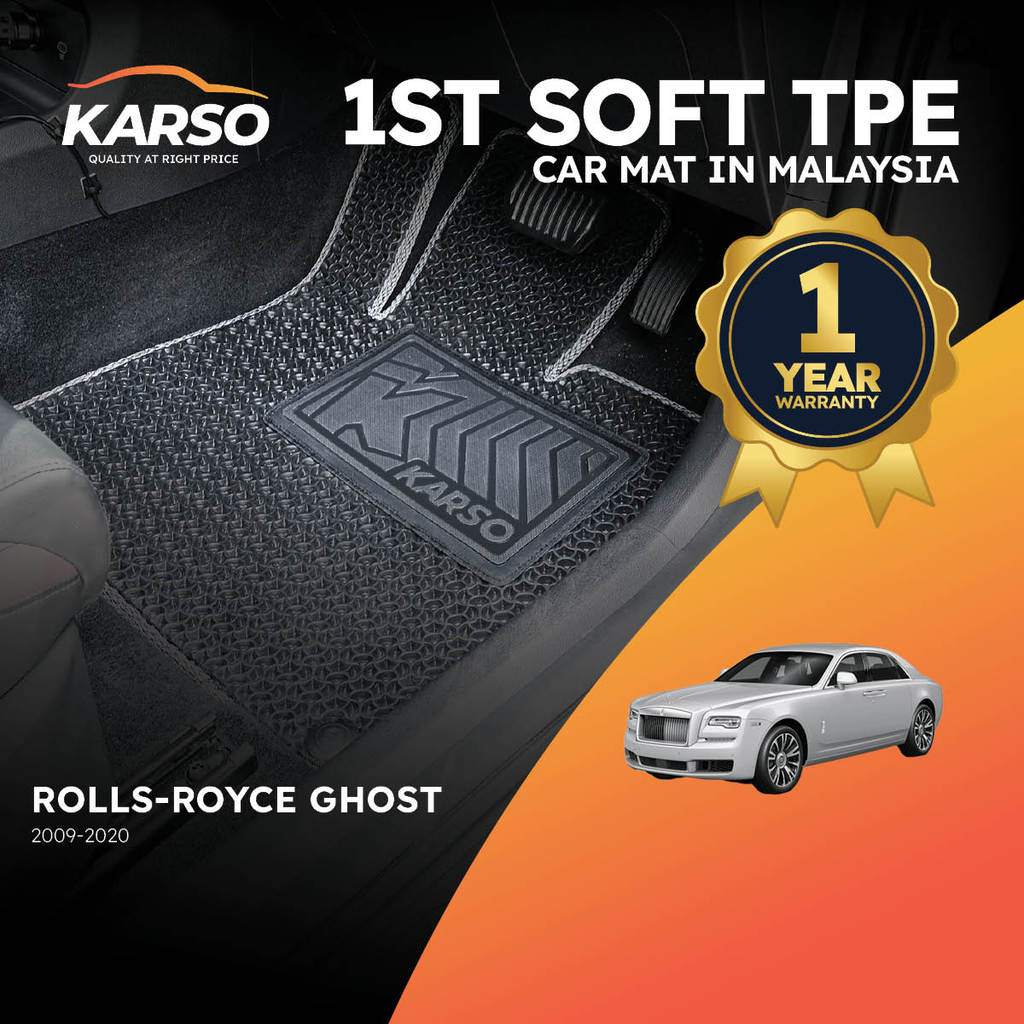 Karso Karpet Kereta พรมปูพื้นรถยนต์ Rolls-Royce Ghost (2009-2020)