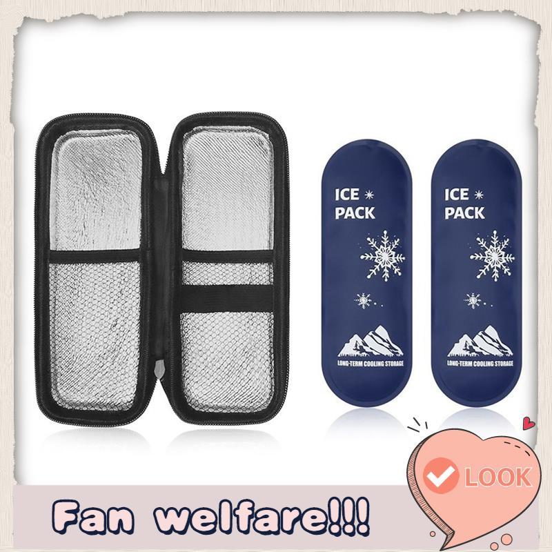 แบบพกพาอินซูลิน Cooling Bag Glaciated Cold Storage Bag Travel Pocket Cooler Pen Pack Freezer สําหรับ