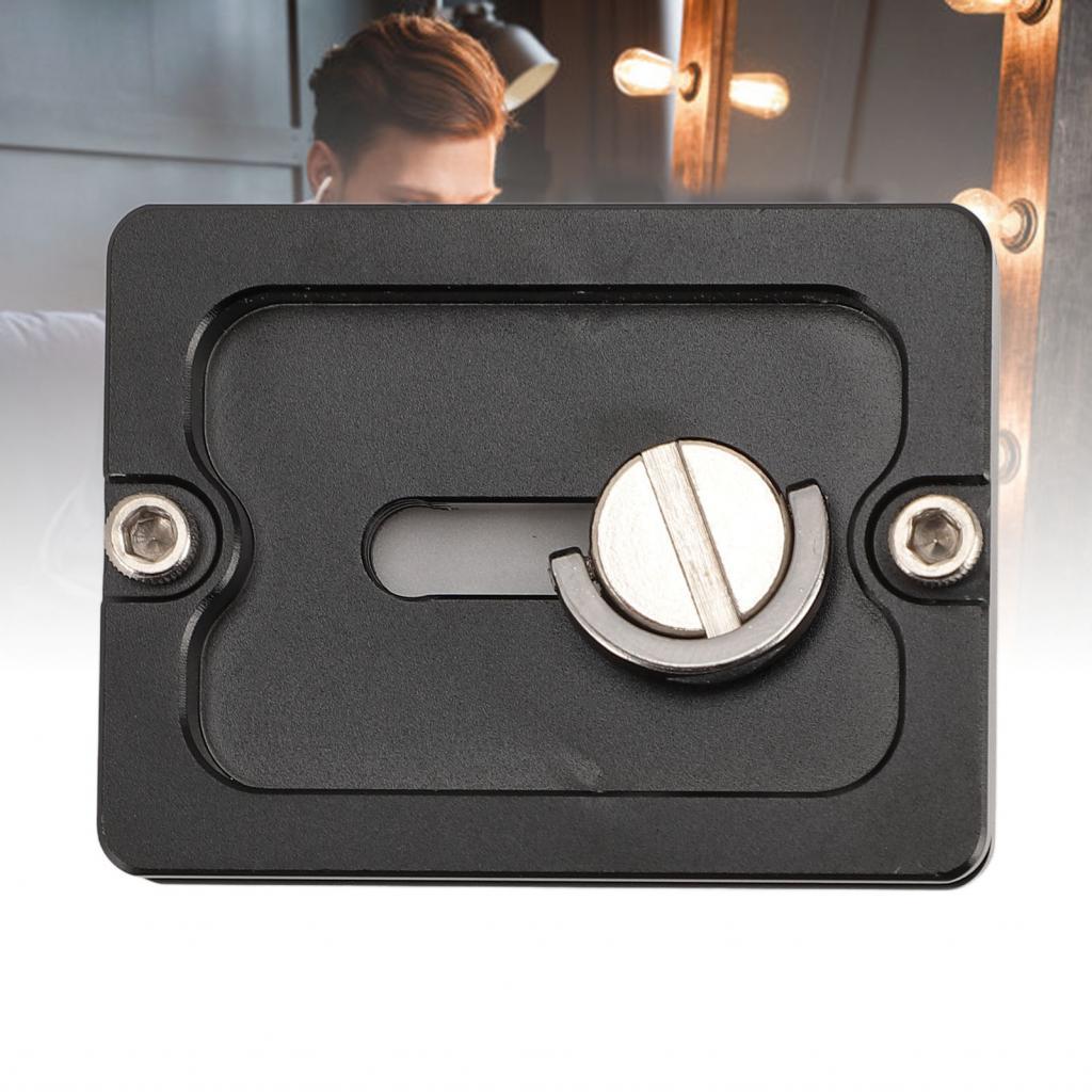 กล้องขาตั้งกล้อง Quick Release Plate การเคลื่อนย้ายแบบยืดหยุ่น 38 มม. Slot Secure Fixation อลูมิเนีย
