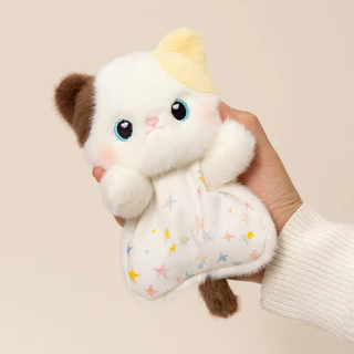 ตุ๊กตาคลายกังวลรูปแบบใหม่ สอดไส้เม็ดบีดกรุบกรอบเพิ่มสัมผัสของเล่นตุ๊กตาขนฟูคลายเครียดตุ๊กตาของเล่นนุ่มๆ แขวนกระเป๋าได้