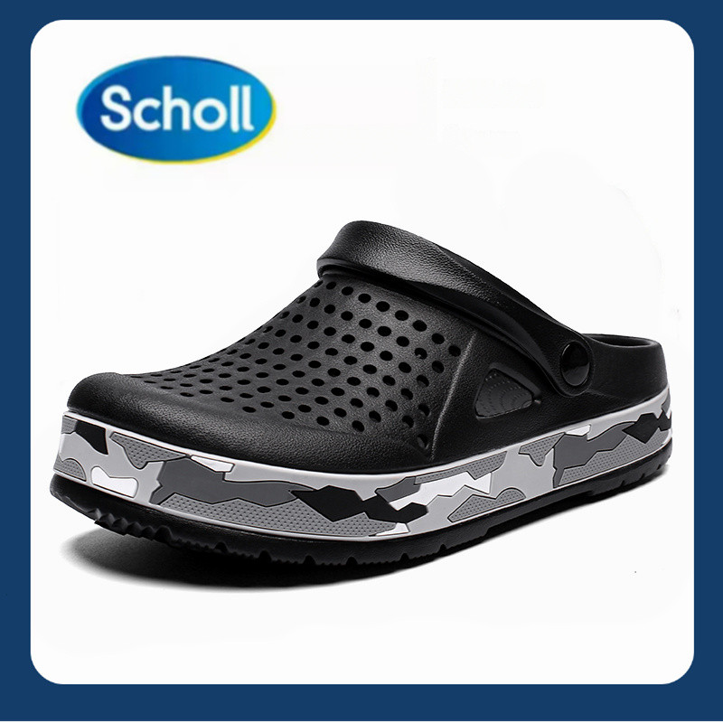 รองเท้าผู้ชาย Scholl รองเท้า Scholl ผู้ชาย Scholl sandal บุรุษสุภาพสตรีรองเท้า รองเท้าส้นแบน รองเท้า