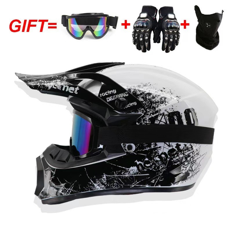 226 รุ่นยอดนิยม Revised Version หมวกกันน็อค ATV ออฟโรดจักรยานเสือภูเขา Downhill Youth Kart-TK16-058