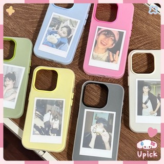Upick-Jelly Candy สีเคสโทรศัพท์สําหรับ For IPhone 11 17 16 15 14 12 13 Pro Max 16plus Matte Case Scratch-proof ซิลิโคน