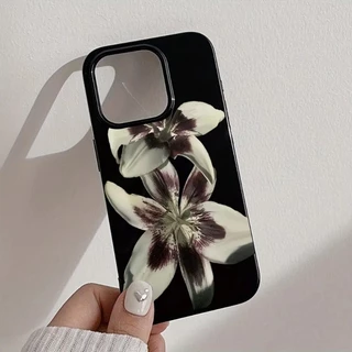 ส่งของเร็ว เคสสำหรับไอโฟน11 ดอกไม้ลิลลี่สไตล์อิน เคสวาวเยลลี่ For iPhone17 16 15 14 11 12 13ProMAX XS XR 7/8PLUS SE2/SE3
