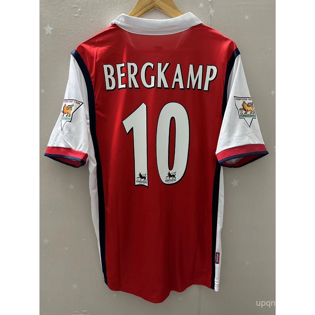 เสื้อยืด Retro Arsenal HENRY BERGCAMP Custom Retro Home Style