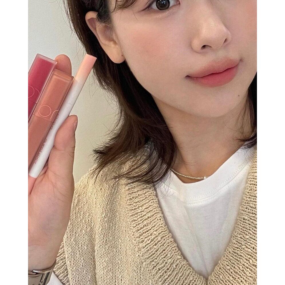 ลิปสติก ลิปแมท Clearance Korea ROMAND BLUR FUDGE TINT Velvet Matte Lip Pencil Lip Liner Brush Matte 