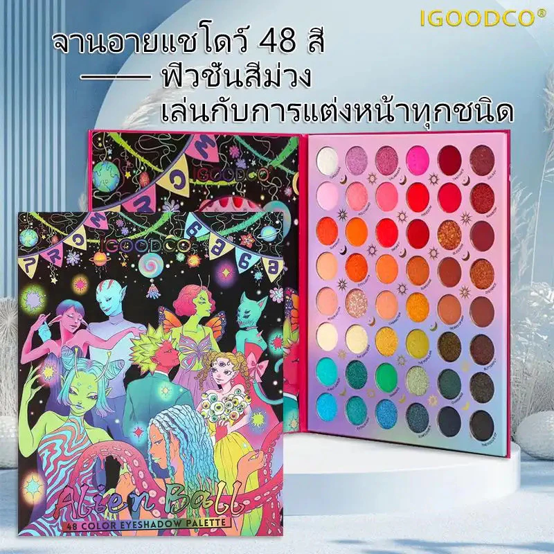 IGOODCO (IG3562) การ์ตูน Dancing Elf Eyeshadow Palette แต่งหน้า Palette เครื่องสําอาง