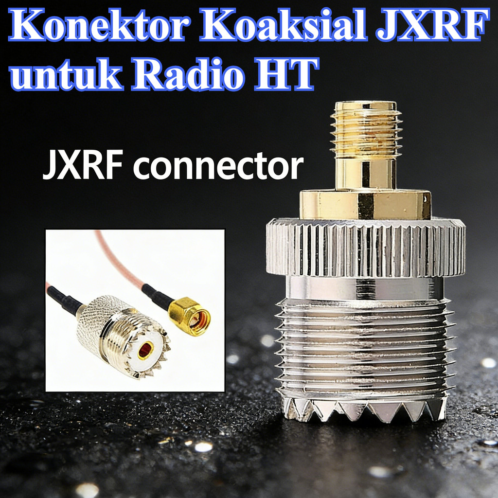 อะแดปเตอร์เสาอากาศ Walkie-Talkie SMA Female to UHF Female Connector SO239 JXRF