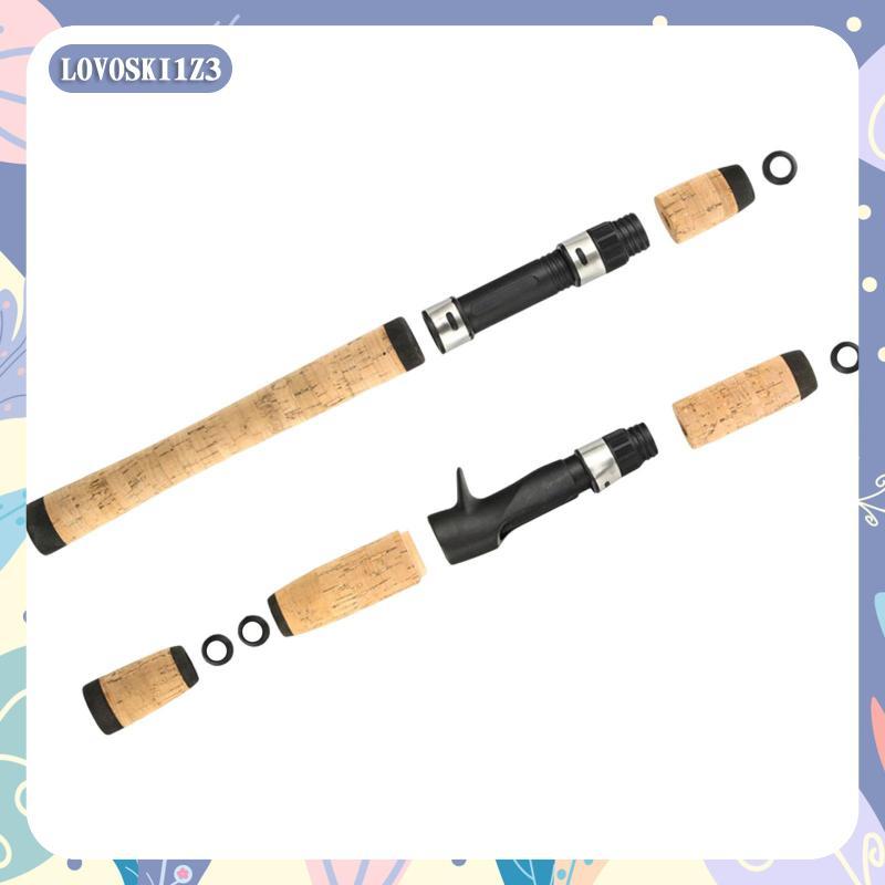 [lovoski1z3] EVA Cork Grip Cork Rod Handle Grip Rod Handle Kits Cork Handle Grip Split Grip Rod Hand