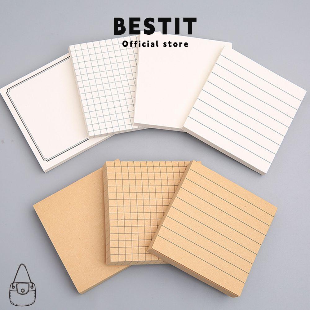 BESTIT 80 แผ่น Memo Pad Reminder Self-กาวสํานักงานเครื่องเขียนโรงเรียนบุ๊คมาร์ค Notepad