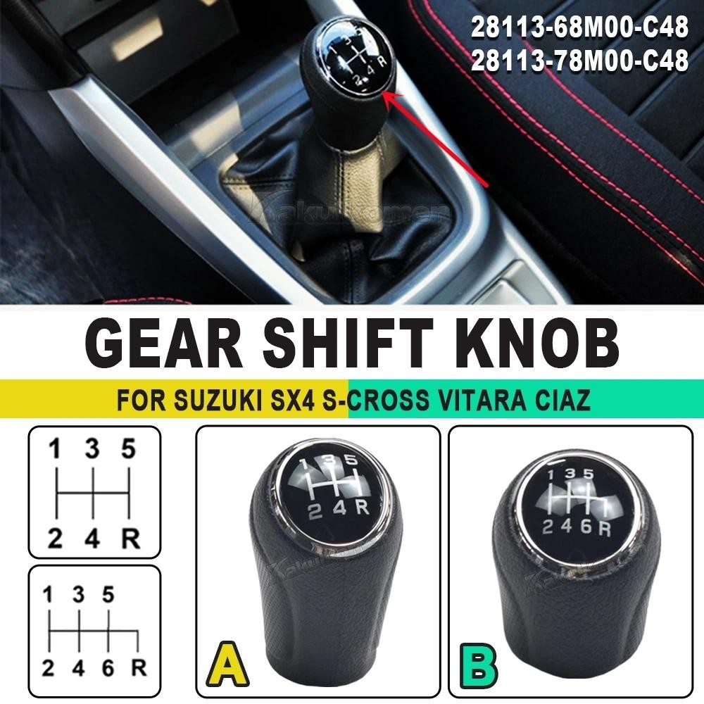 สําหรับ Suzuki SX4 S-Cross Vitara Ciaz 1.6L 1.4T เครื่องยนต์เกียร์ธรรมดา Shift Lever หัวเกียร์