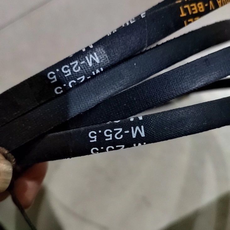 สายพานเครื่องซักผ้าฝาบน Hitachi แบบ V รุ่น M-25.5 อะไหล่แท้